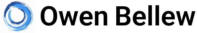 Logo with the name Owen Bellew